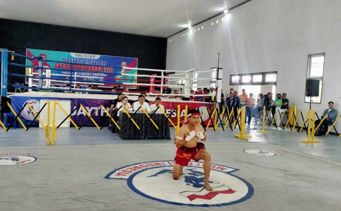 Cabor Muay Thai Tambah Perolehan Emas Bangkalan di Porprov Jatim 2023 Cabor Muay Thai Tambah Perolehan Emas Bangkalan di Porprov Jatim 2023