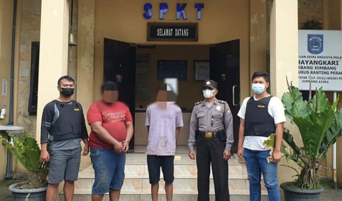 Curi Tiang Telepon di Jombang, Dua Warga Sidoarjo Ditangkap Polisi