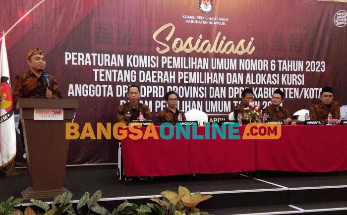 KPU Nganjuk Sosialisasikan soal Dapil dan Alokasi Kursi DPRD KPU Nganjuk Sosialisasikan soal Dapil dan Alokasi Kursi DPRD