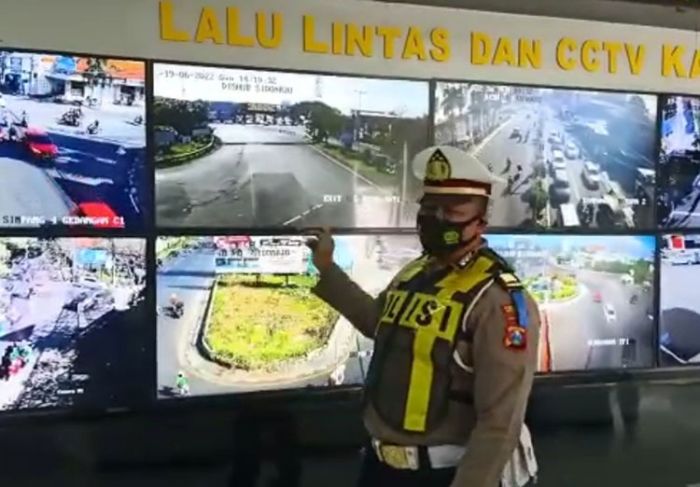 150 Pengendara Terekam CCTV Langgar Lalu Lintas di Sidoarjo