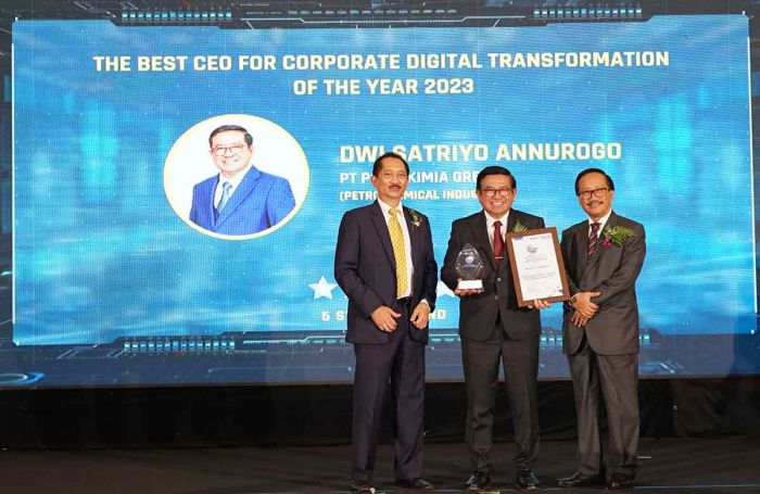 Digitech Award 2023, Petrokimia Gresik Raih Penghargaan Bintang 5