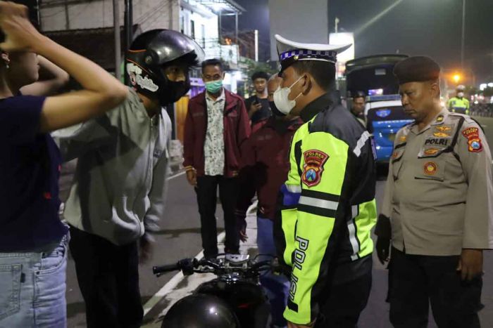 Polres Ngawi Gelar Patroli Balap Liar, Satu Motor Terjaring Razia