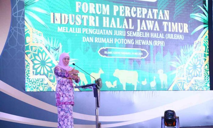 Beri Perlindungan Halal ke Konsumen, Gubernur Khofifah Perkuat Juleha dan RPH