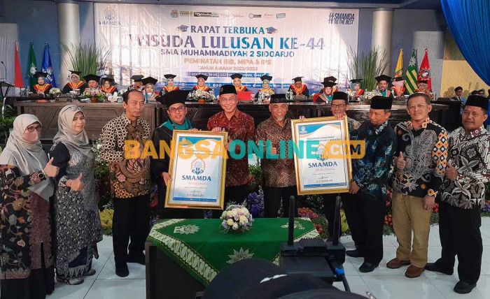 Upaya Jangkau Nasional, Smamda Sidoarjo Launching Logo Baru Upaya Jangkau Nasional, Smamda Sidoarjo Launching Logo Baru
