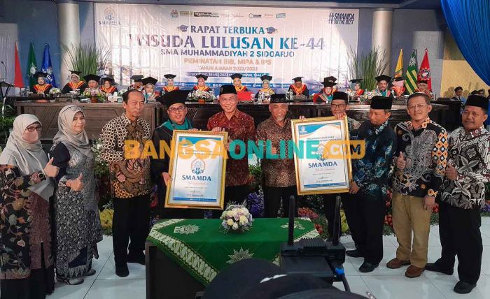 Upaya Jangkau Nasional, Smamda Sidoarjo Launching Logo Baru