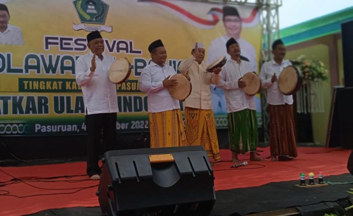DPD Golkar Kabupaten Pasuruan Gelar Festival Banjari, Ketua PCNU: Sholawat Bisa Satukan Pasuruan