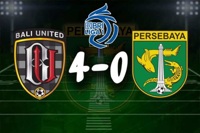 Hasil Liga 1: Bali United Bekuk Persebaya Surabaya 4-0