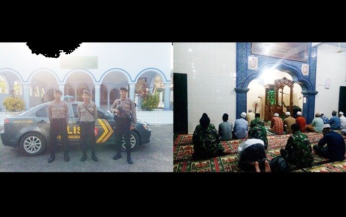 Polri dan TNI Bersama Makmurkan Masjid di Bangkalan