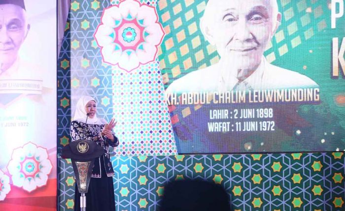 Gubernur Khofifah Dukung KH Abdul Chalim Leuwimunding Jadi Pahlawan Nasional