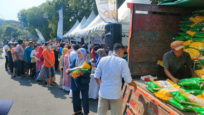 Bersama Bulog, DKPP Kota Kediri Gelar Pasar Pangan Murah