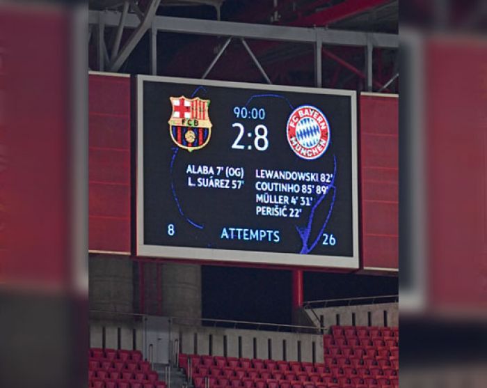5 Kemenangan Terbesar di Fase Gugur Liga Champions 5 Kemenangan Terbesar di Fase Gugur Liga Champions