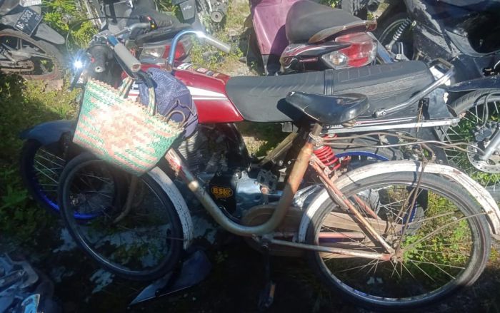 Naik Sepeda Ontel, Perempuan di Kediri Tewas Diseruduk Truk