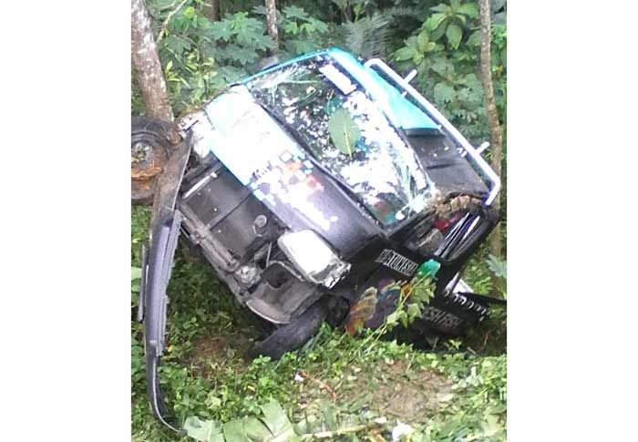 Ditemukan Pikap Nyungsep di Ladang Milik Warga Jatisari Pacitan Ditemukan Pikap Nyungsep di Ladang Milik Warga Jatisari Pacitan