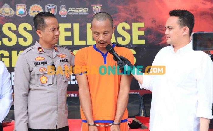 Polres Gresik Ungkap Kasus Penganiayaan Sadis Polres Gresik Ungkap Kasus Penganiayaan Sadis