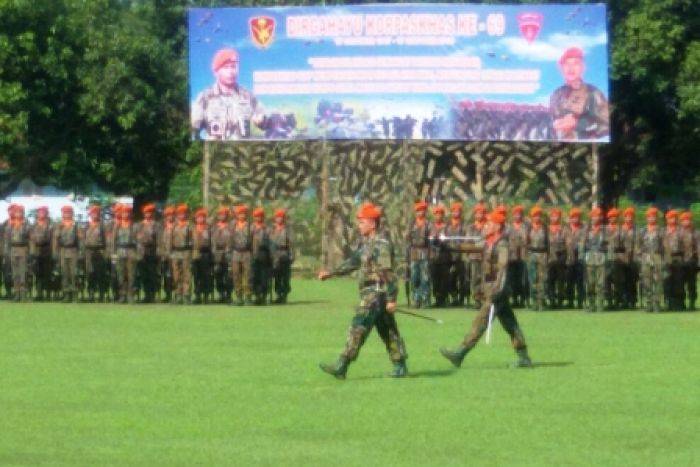 Korps Paskhas TNI-AU Gelar Upacara Peringatan HUT ke-69 