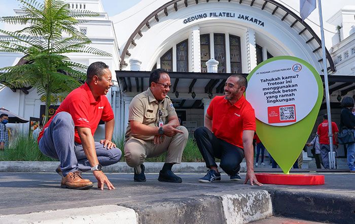 SIG Wujudkan Trotoar Ramah dan Aman untuk Pejalan Kaki di Jakarta