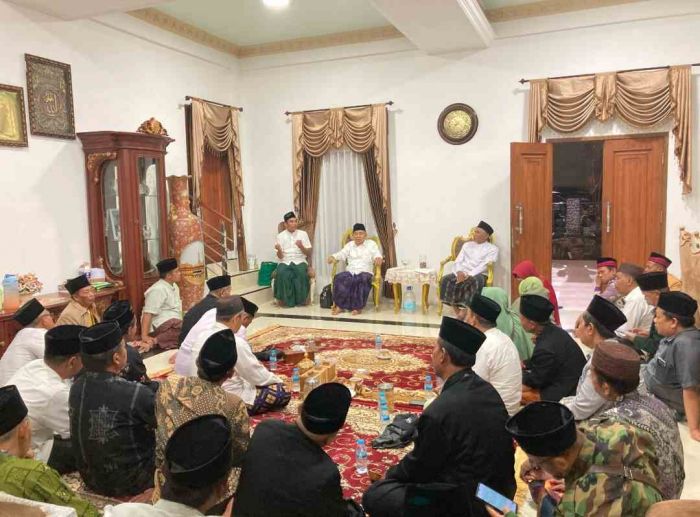 Doa Bersama 14 Ketua MWC NU se-Mojokekrto, Prof Kiai Asep Ajarkan Doa Imam Syafii