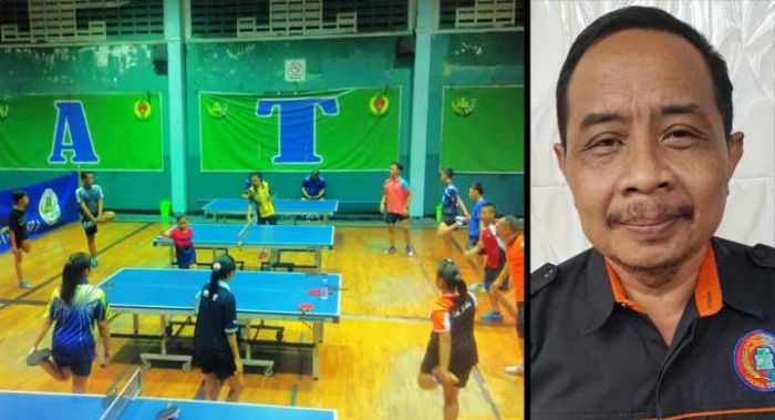 Ketua PTMSI Jatim Optimis Para Atlet Tenis Meja Raih Juara Umum di Kejurnas Manado