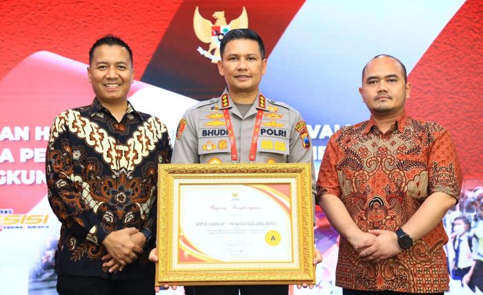 Polresta Malang Kota Raih Penghargaan Pelayanan Prima dan Predikat Pembangunan ZI Ketiga Kalinya
