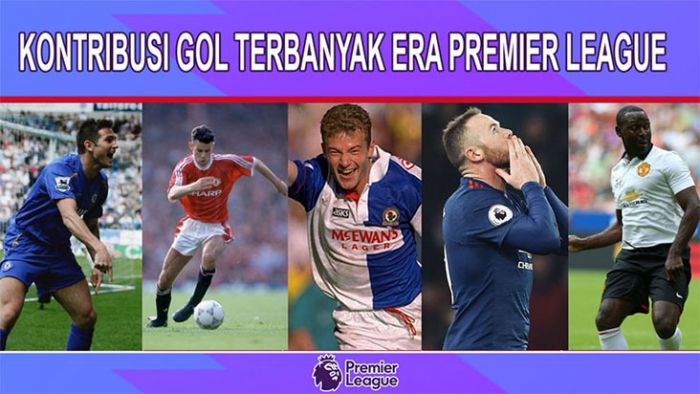 5 Pemain dengan Kontribusi Gol Terbanyak Premier League