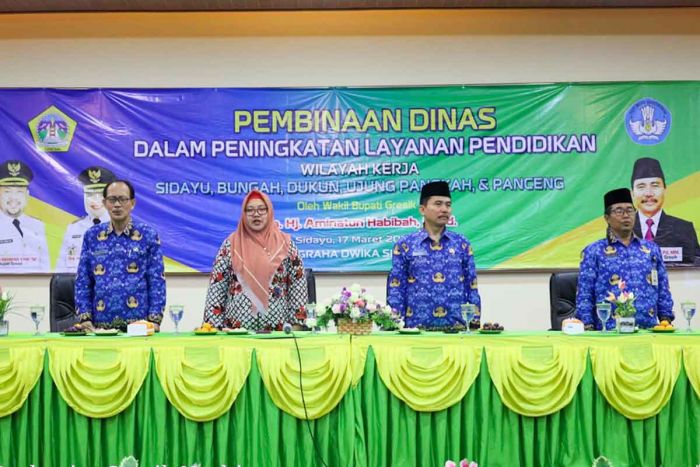 Wabup Gresik Gencar Berikan Pembinaan Tenaga Kependidikan