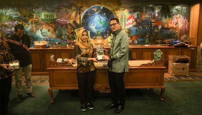 Rencana Pembangunan Taman Bahari Mojopahit, Ning Ita Paparkan pada Menparekraf