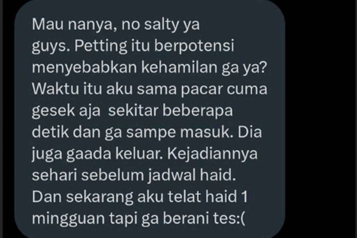 Petting Bisa Sebabkan Kehamilan? Simak Penjelasan Dokter ini Petting Bisa Sebabkan Kehamilan? Simak Penjelasan Dokter ini