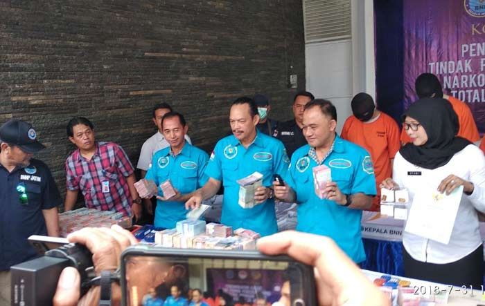 BNN Ungkap 5 Tersangka Kasus Tindak Pidana Pencucian Uang Narkotika Jaringan Lapas BNN Ungkap 5 Tersangka Kasus Tindak Pidana Pencucian Uang Narkotika Jaringan Lapas