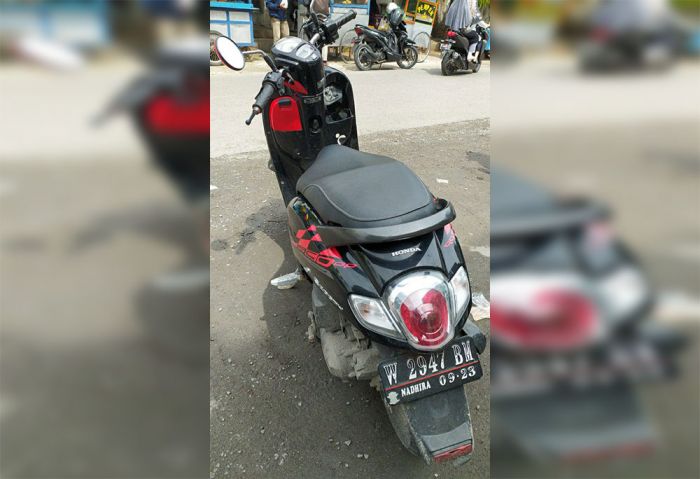 Diparkir di Teras Rumah, Motor Warga Ngawen Gresik Digondol Maling