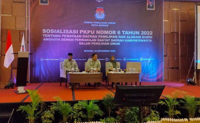 Sosialisasi PKPU Nomor 6 Tahun 2022, Alokasi Kursi DPRD Kota Madiun Tetap 30