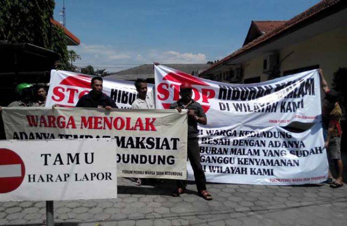 Warga Kedundung Ngotot Tuntut Graha Poppy Hengkang, Ijin Pasang Banner Penolakan ke KPPT