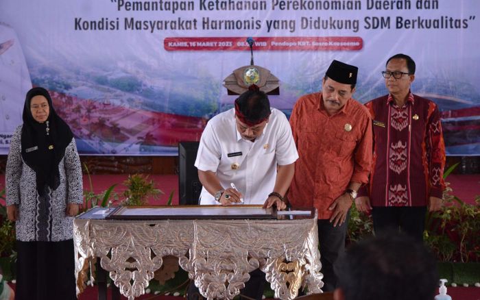 Musrenbang RKPD Kabupaten Nganjuk Tahun 2024, Plt Bupati Marhaen Masih Fokus Insfrastruktur