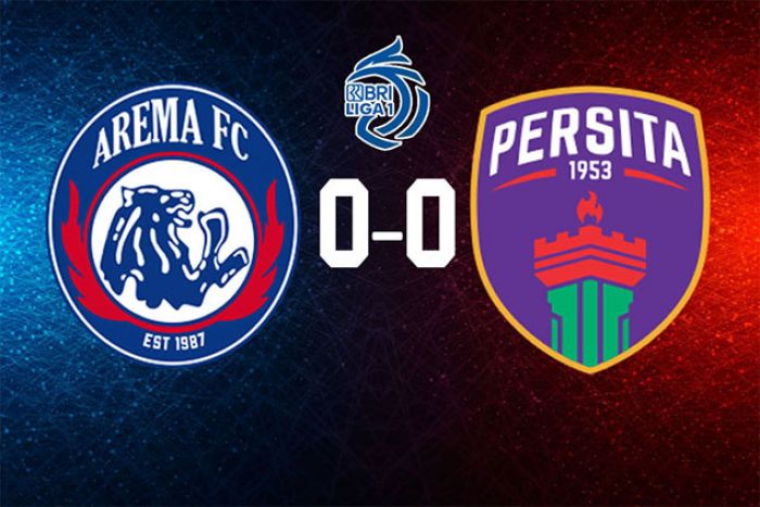Hasil Liga 1: Ditahan Imbang Persita, Arema FC Gagal Lanjutkan Tren Positif