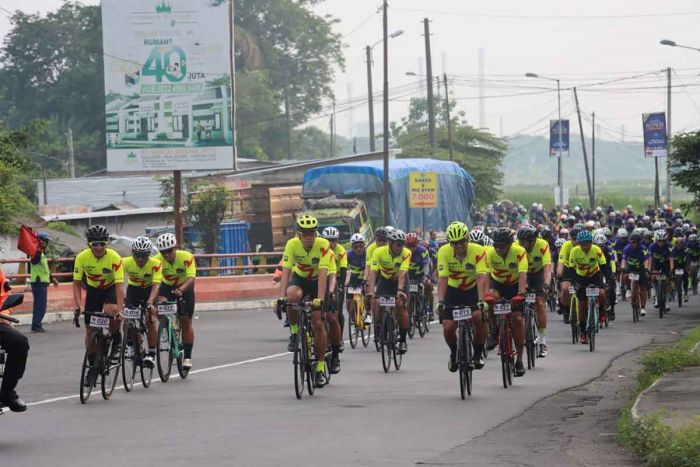 Pam Jalur Kediri Dholo KOM Challenge 2022, Azrul Ananda Apresiasi Polres Mojokerto Kota