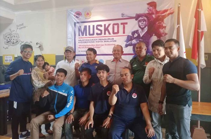 Terpilih Secara Aklamasi, Darsono Kunto Kembali Nahkodai Kickboxing Indonesia Kota Malang