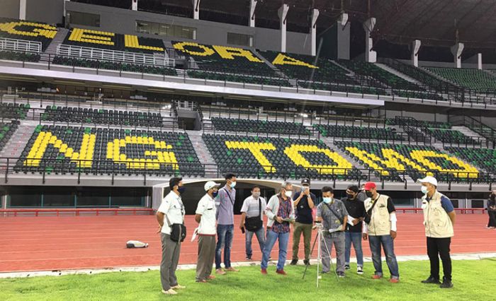 ​Tenaga Ahli Pastikan Pencahayaan Stadion GBT Sudah Capai 2.850 Lux