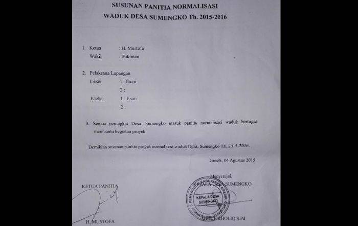 Penjualan Tanah Galian Waduk Sumengko di Gresik, Kades Diduga Terlibat Penjualan Tanah Galian Waduk Sumengko di Gresik, Kades Diduga Terlibat