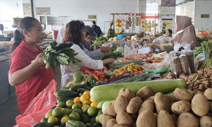 Jelang Ramadhan, Harga Sayur Mayur dan Bumbu Dapur di Pasar Tradisional Kota Kediri Merangkak Naik