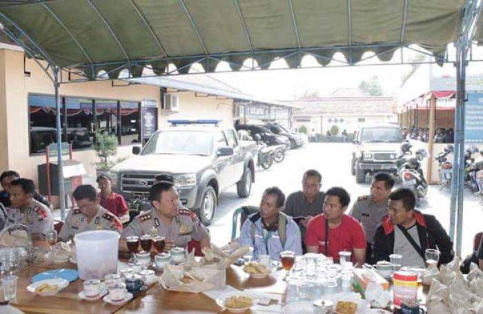 Ajak Media ikut Bersinergi, Kapolres Ngawi Gelar Coffee Morning dengan Wartawan
