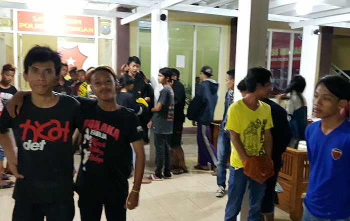 Operasi Sikat II Semeru, Polres Lamongan Amankan Puluhan Anak Punk