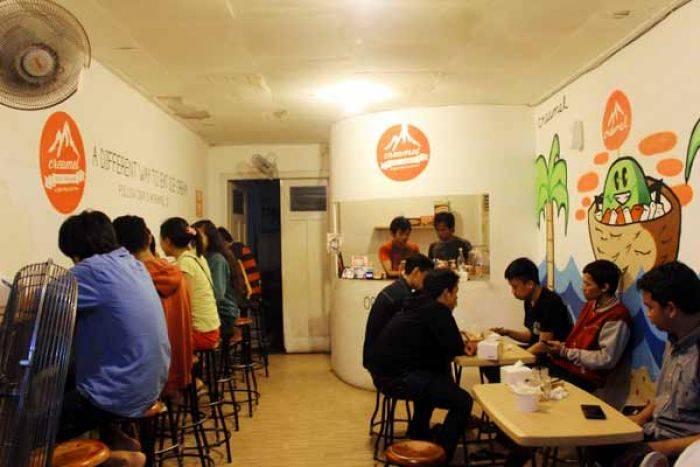 Kedai Creamel, Sajikan Ice Cream dalam Batok Kelapa Muda