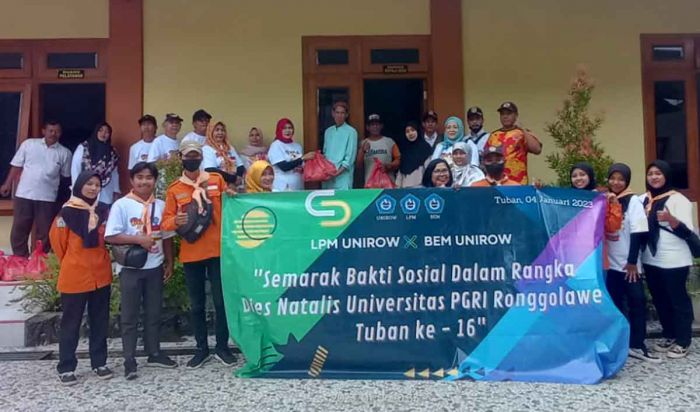 Peringati Dies Natalis, Unirow Tuban Salurkan Ribuan Paket Sembako untuk Korban Bencana Peringati Dies Natalis, Unirow Tuban Salurkan Ribuan Paket Sembako untuk Korban Bencana