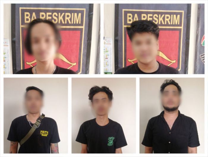 Lima Pelaku Pengeroyokan Klampis Ngasem di RJ Lima Pelaku Pengeroyokan Klampis Ngasem di RJ