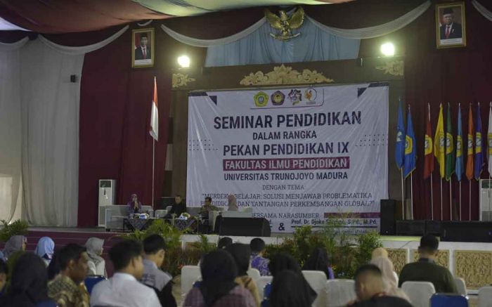 Gelar Seminar Pendidikan Merdeka Belajar, UTM Tekankan Mahasiswa Mampu Berdaya Saing Global