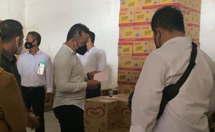 Satgas Pangan Polres Blitar Sidak Distributor Minyak Goreng di Wilayahnya