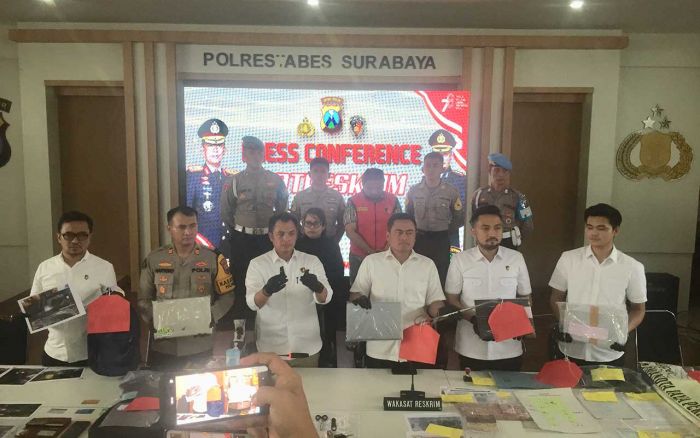 Polisi Tangkap Pelaku Pencurian dengan Modus Pecah Kaca di Surabaya