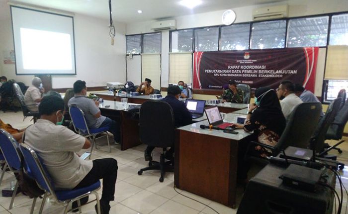 Ajak Stakeholder, KPU Surabaya dan Bawaslu Gelar Rakor Pemutakhiran Data Pemilih Berkelanjutan