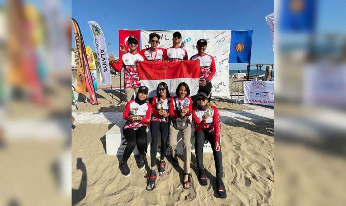 Di Turki, Atlet Paralayang Indonesia dari Kota Batu Raih Juara