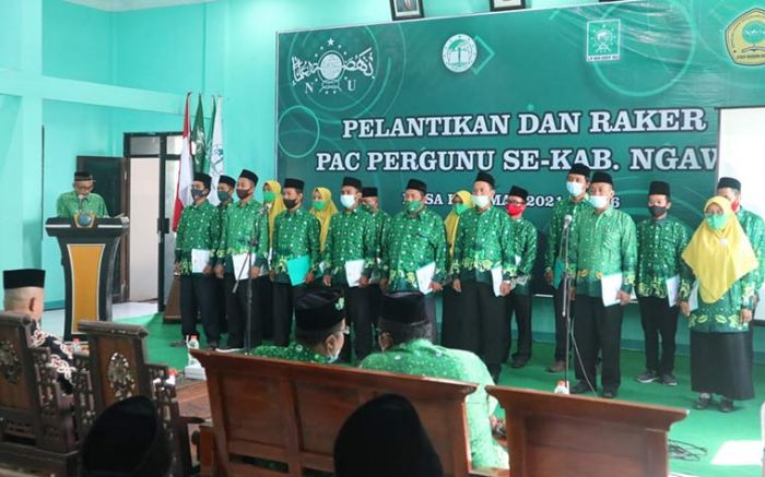 Setelah Lama Mati Suri, Pergunu Ngawi Lantik 19 PAC