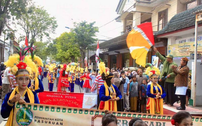 Karnaval Budaya Meriahkan Hardiknas 2023 di Kota Pasuruan